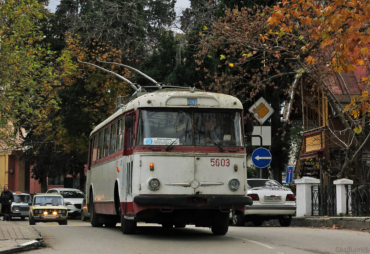 Крымский троллейбус, Škoda 9Tr24 № 5603