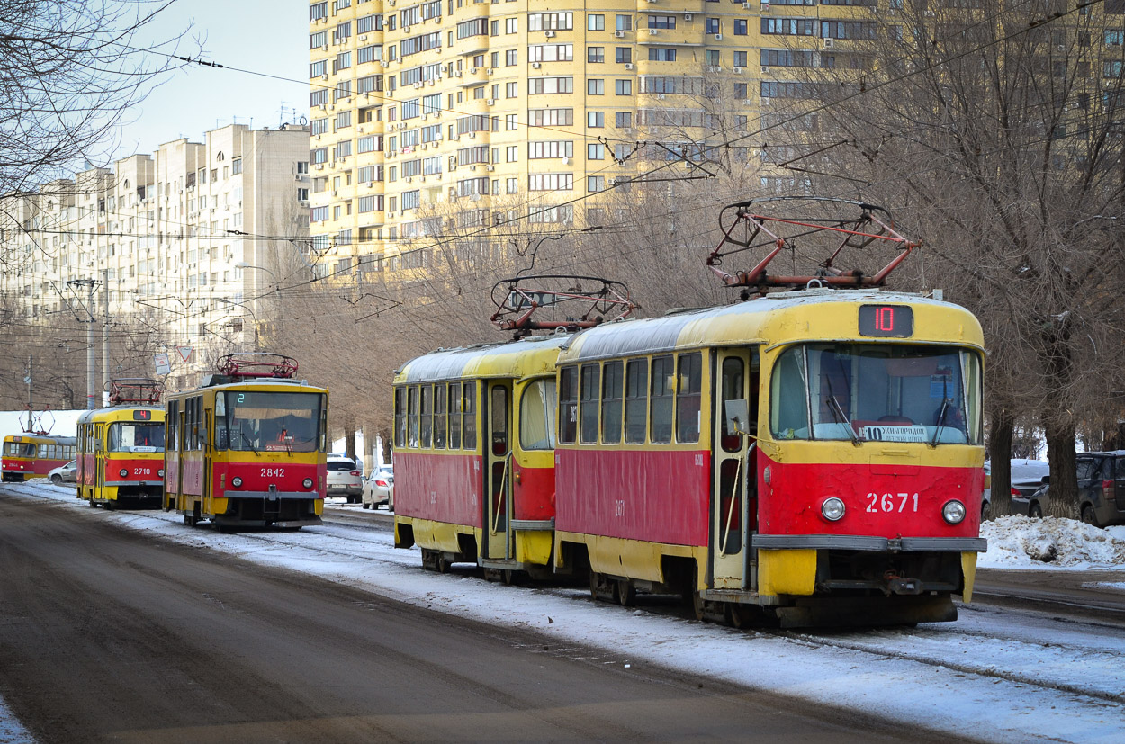 Volgograd, Tatra T3SU (2-door) # 2671