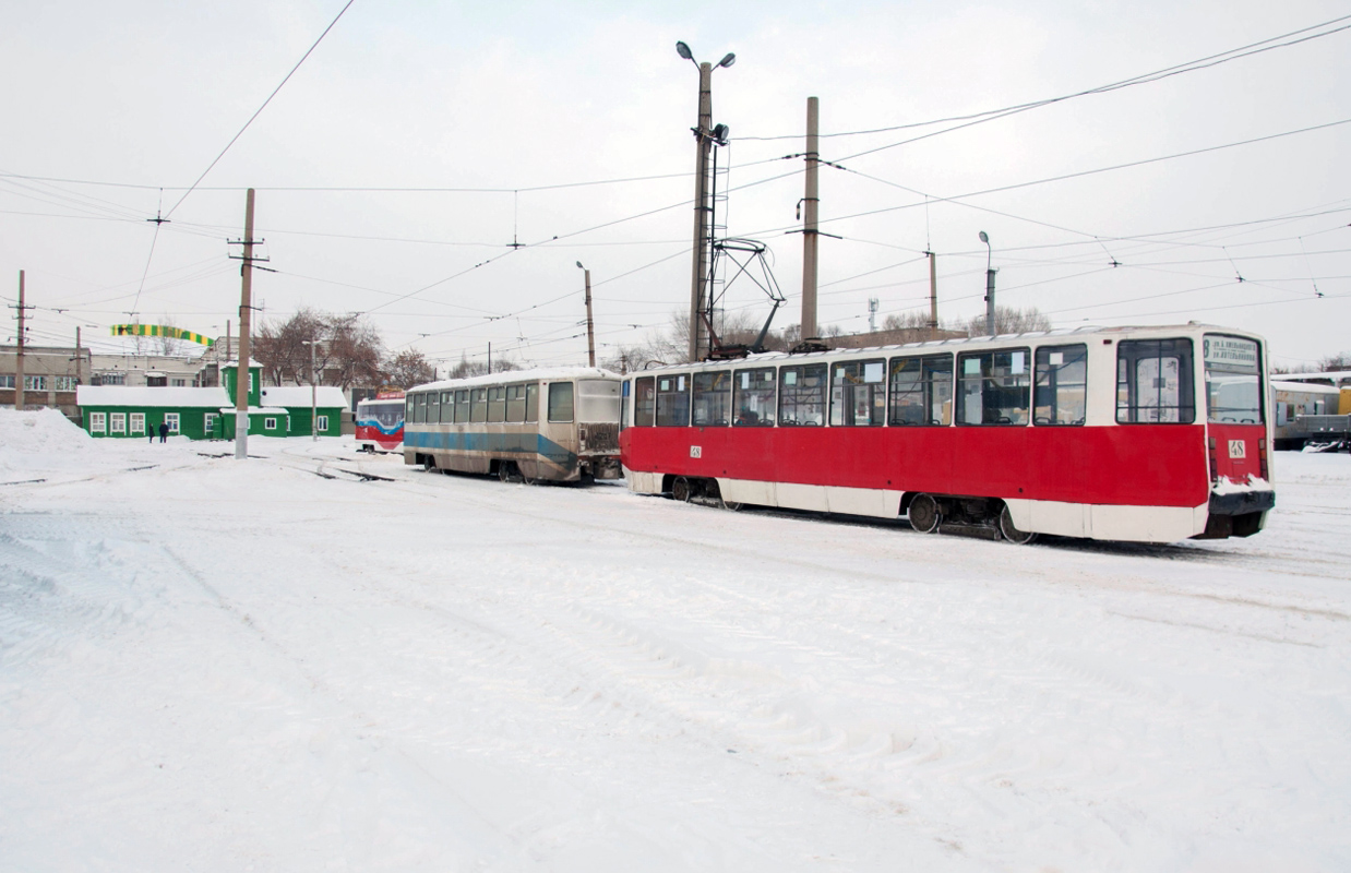 Омск — 2016-2017 — Поступление вагонов 71-608 из Москвы