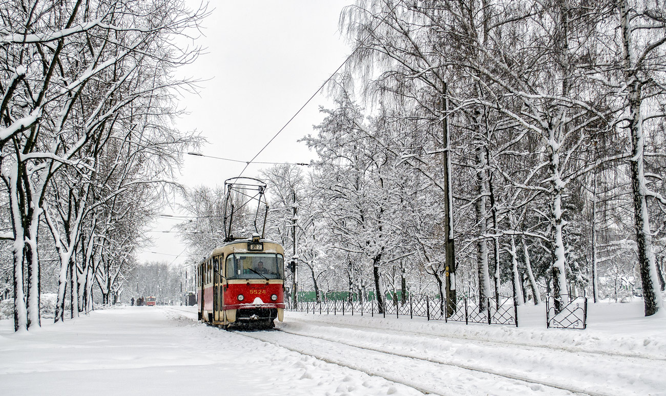 Киев, Tatra T3SU № 5524