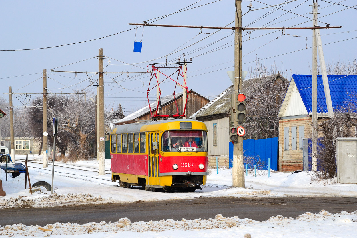 Volgograd, Tatra T3SU (2-door) Br. 2667