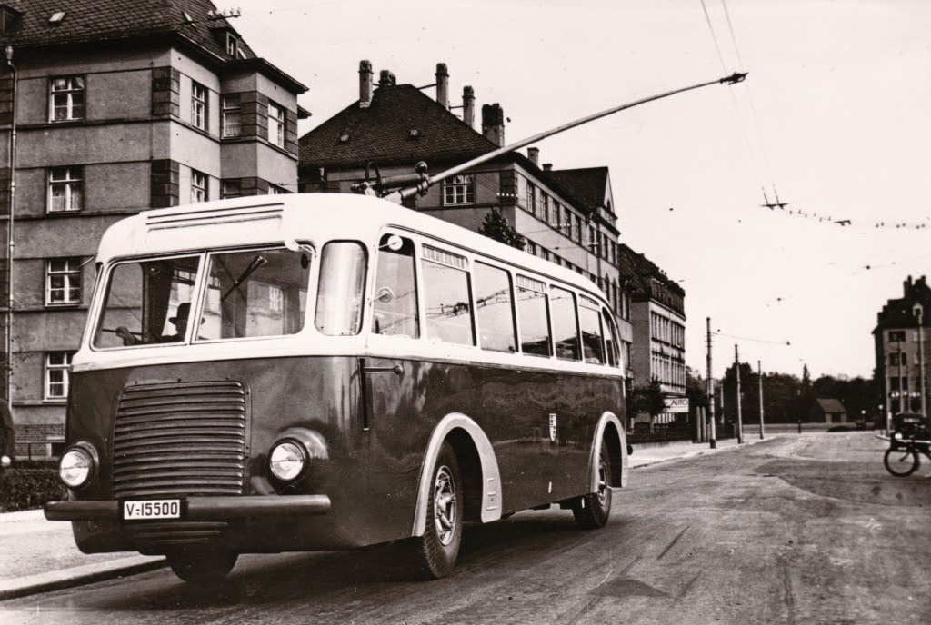 Цвиккау, MAN MPE 1 № 8; Цвиккау — Старые фотографии