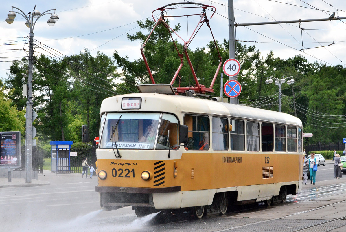 Москва, Tatra T3SU № 0221