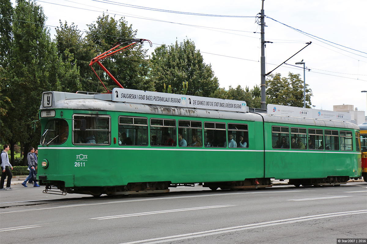 Белград, Duewag GT6 № 80611 (2611)
