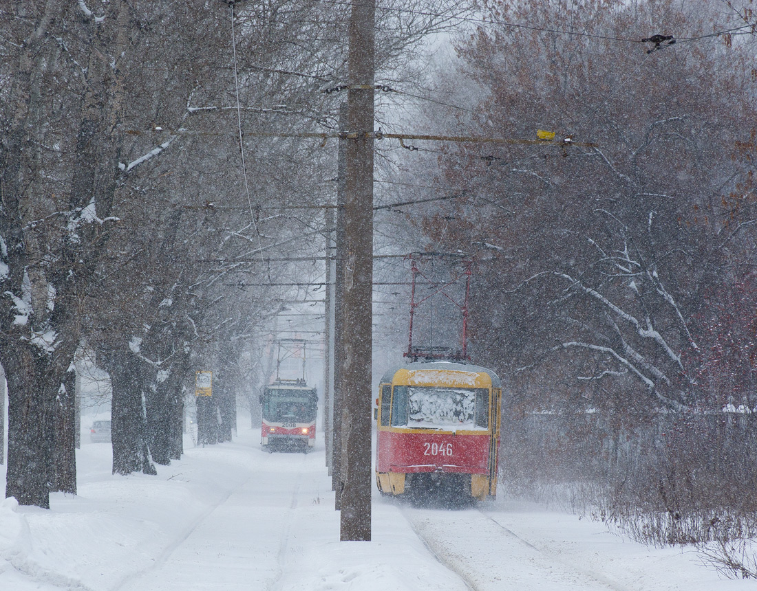 Уфа, Tatra T6B5-MPR № 2008; Уфа, Tatra T3SU № 2046