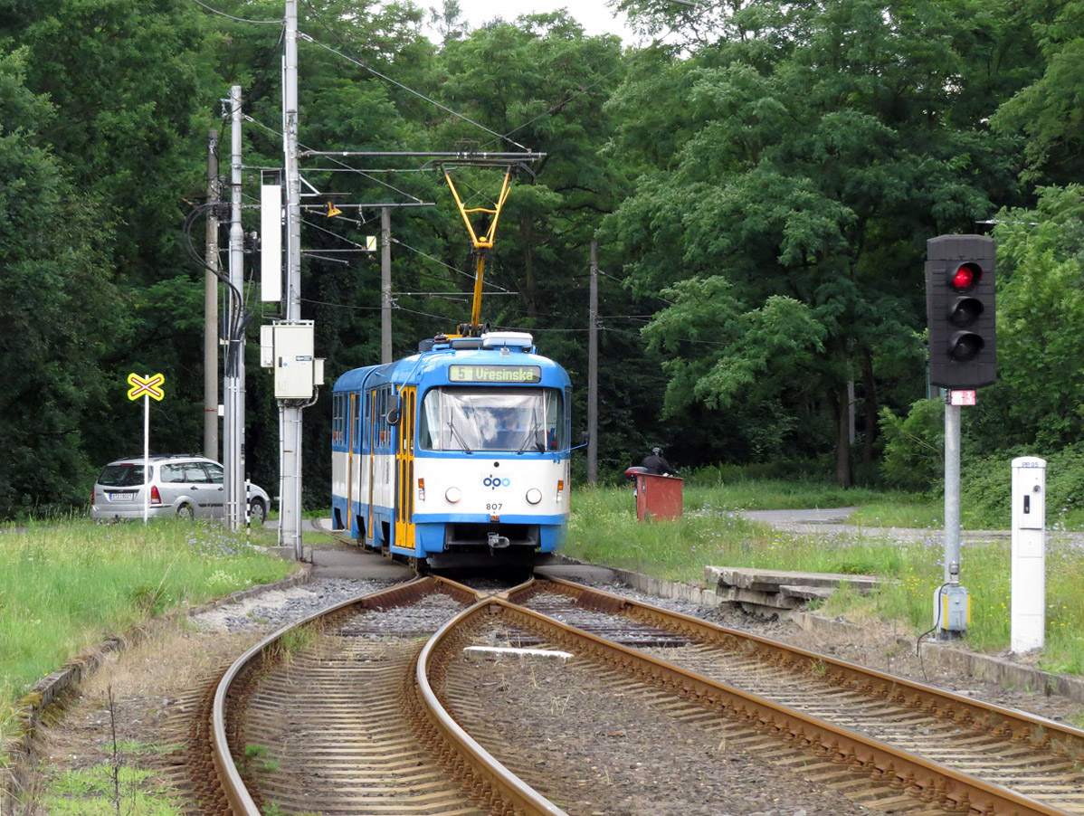 Ostrava, Tatra K2G Br. 807; Ostrava — Tramway Lines and Infrastructure