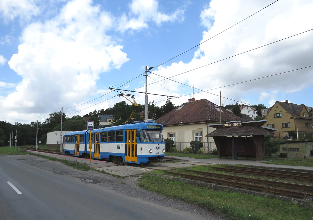 Острава — Трамвайные линии и инфраструктура