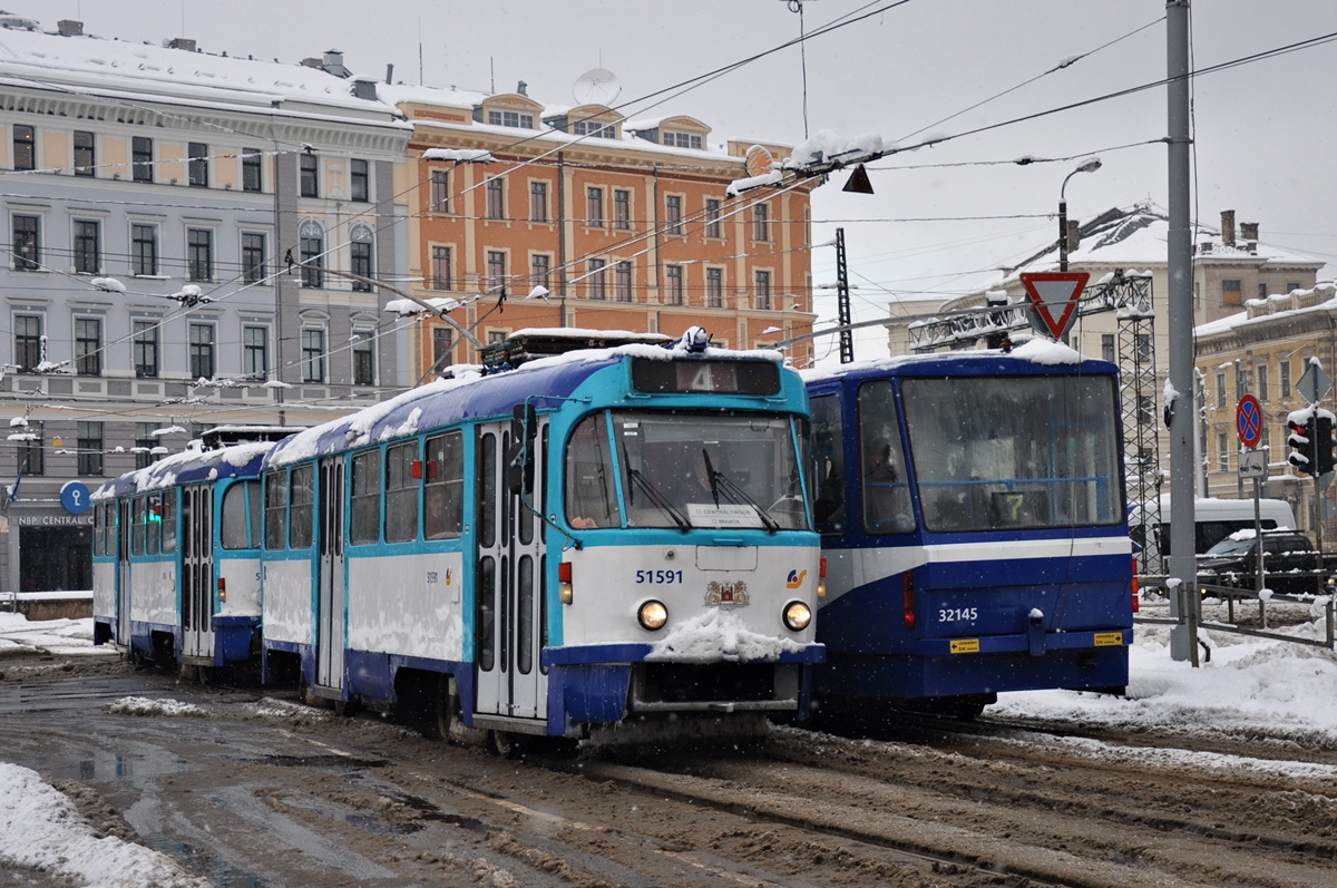 Рига, Tatra T3A № 51591