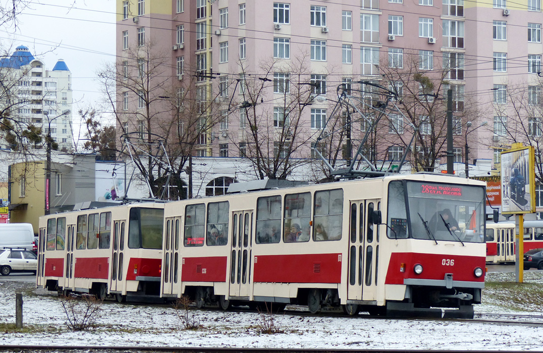 Киев, Tatra T6B5SU № 036