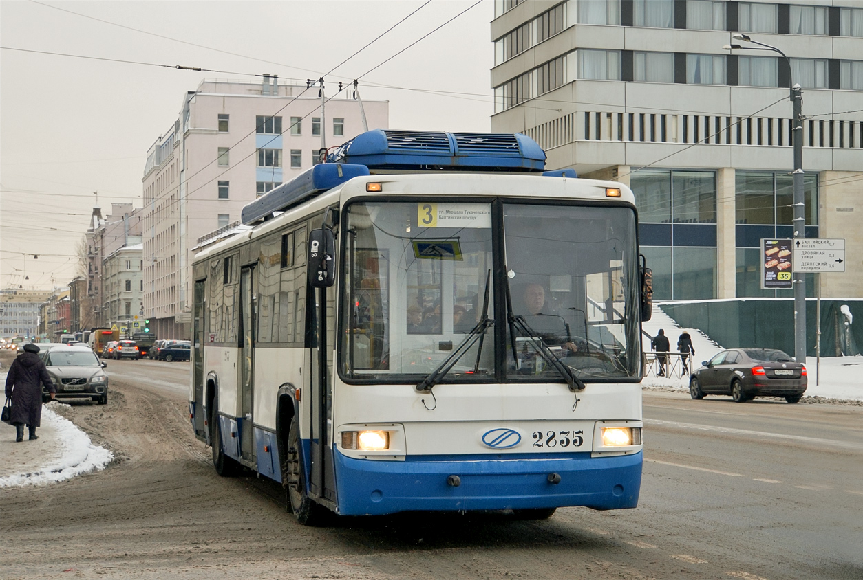 Санкт-Петербург, БТЗ-52768Т № 2835