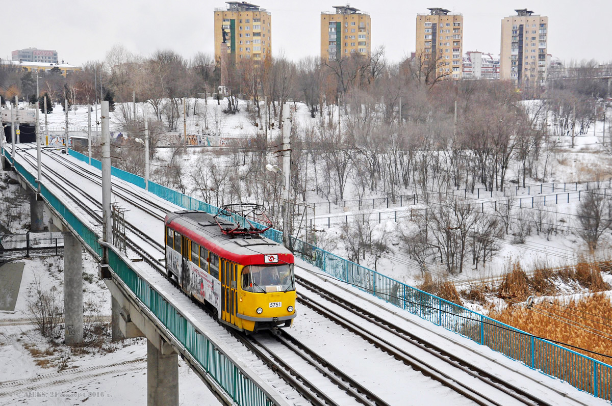Волгоград, Tatra T3SU № 5751