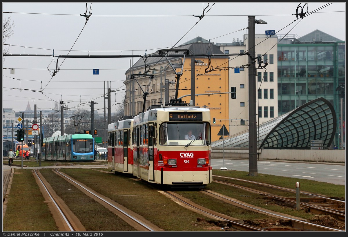 Хемниц, Tatra T3DM № 519