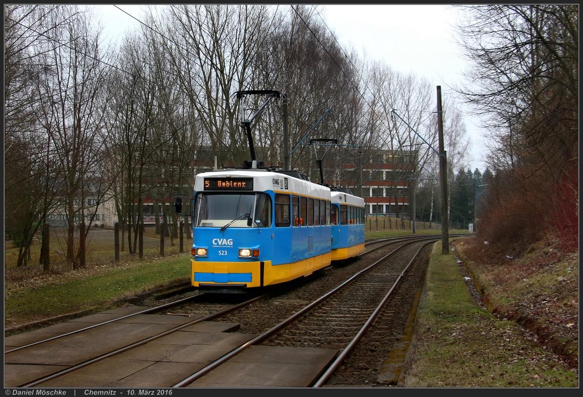 Хемниц, Tatra T3DM № 523