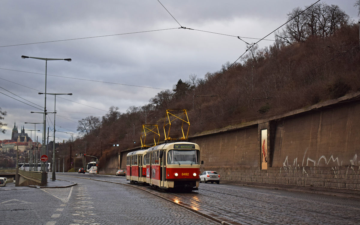 Прага, Tatra T3R.P № 8492