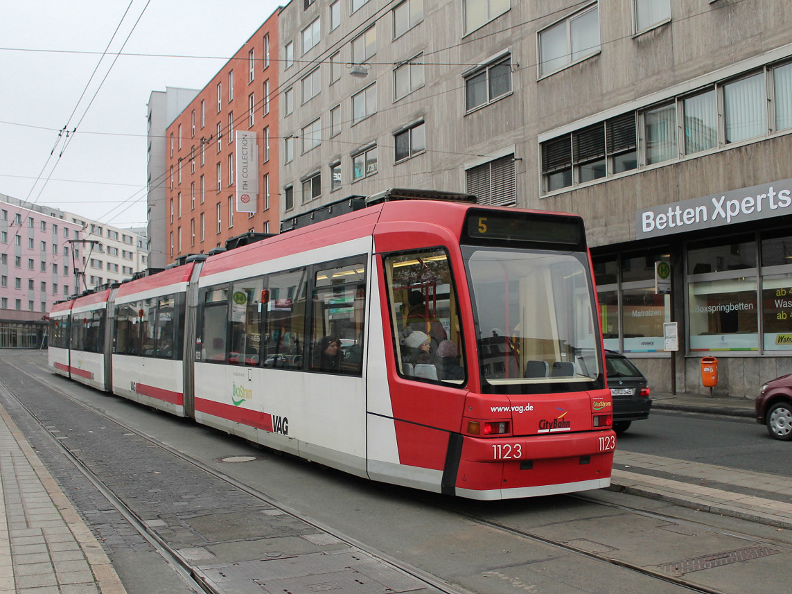 Нюрнберг, Adtranz GT8N2 № 1123