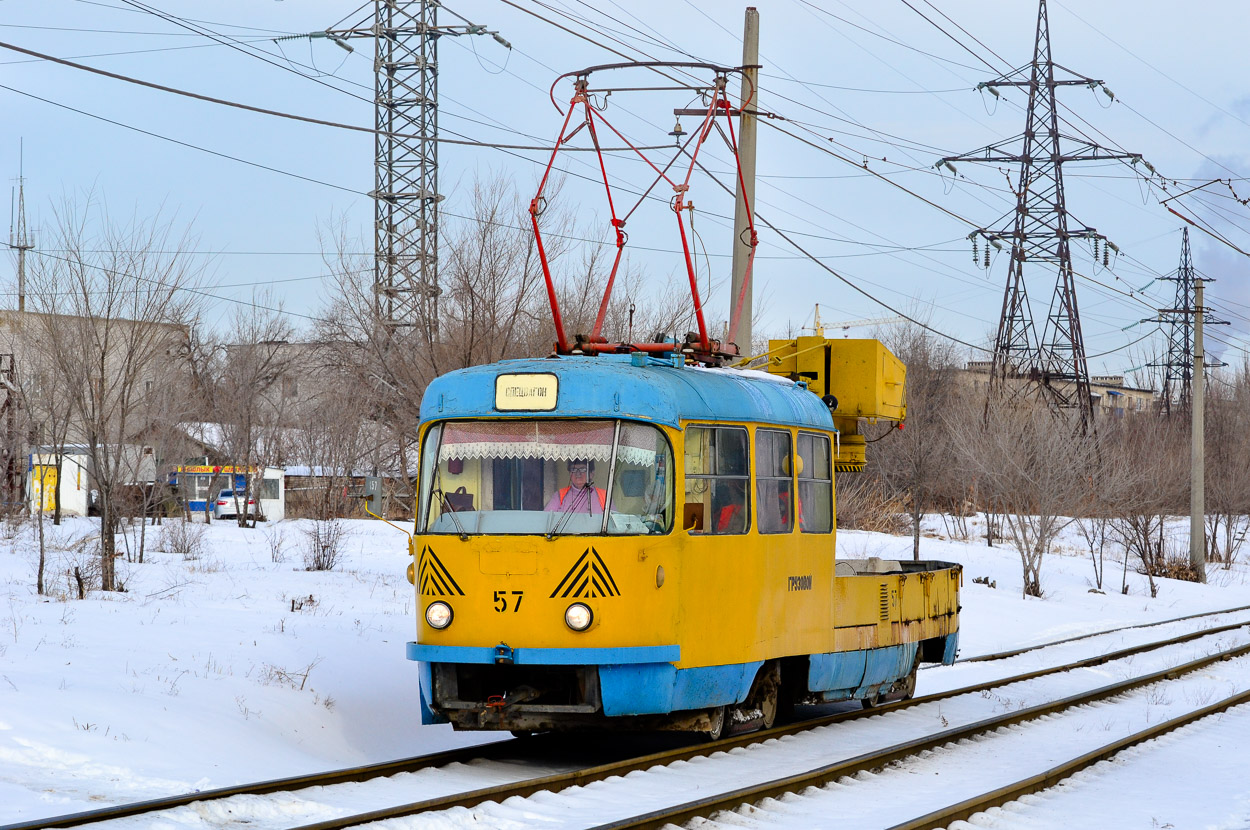 Волгоград, Tatra T3SU (двухдверная) № 57 Волгоград, Tatra T3SU (двухдверная) № 57