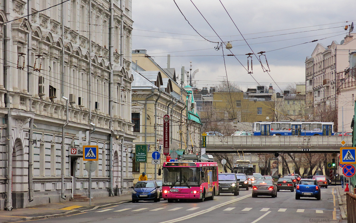 Москва, МТрЗ-52791 «Садовое Кольцо» № 2026; Москва — Троллейбусные линии: ЦАО