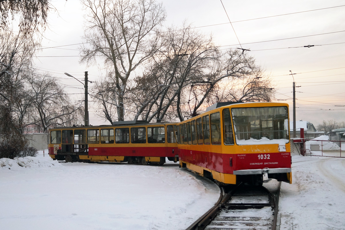Барнаул, Tatra T6B5SU № 1005; Барнаул, Tatra T6B5SU № 1032
