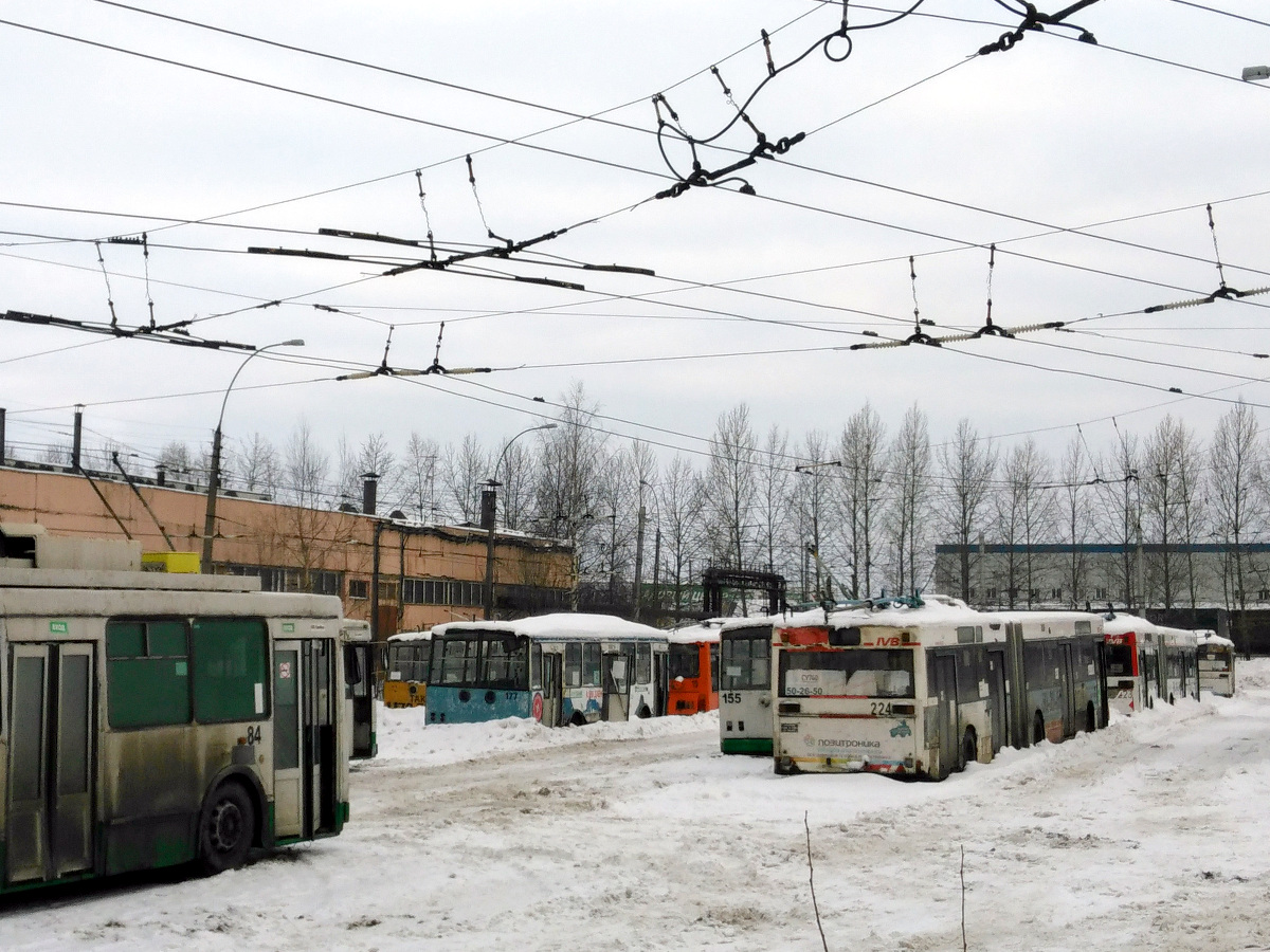 Вологда, Škoda 14TrM (ВМЗ) № 177; Вологда, Gräf & Stift J09 NGE152 № 224