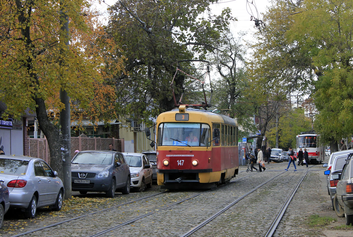 Краснодар, Tatra T3SU № 147