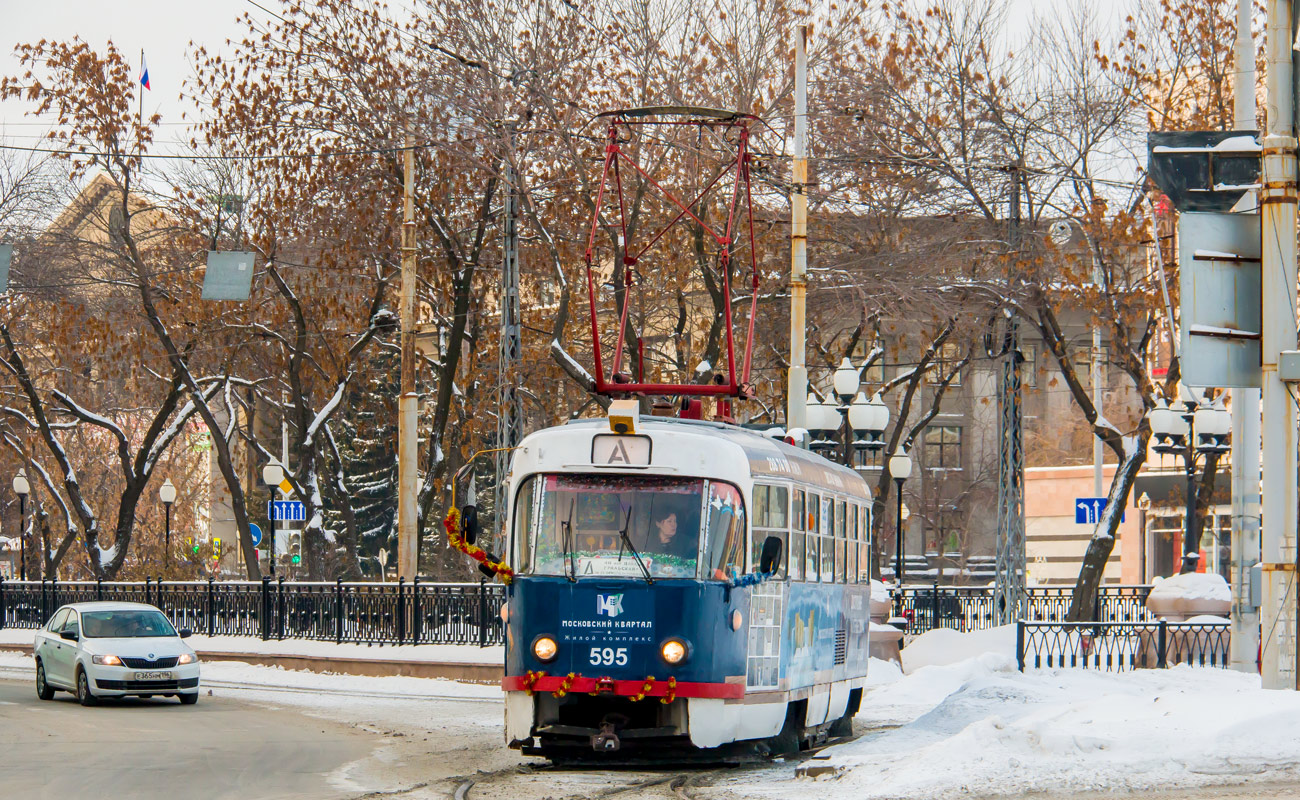 Екатеринбург, Tatra T3SU № 595