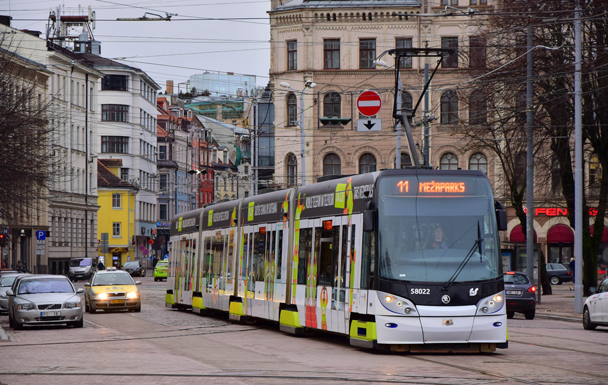 Ryga, Škoda 15T1 ForCity Alfa Riga nr. 58022