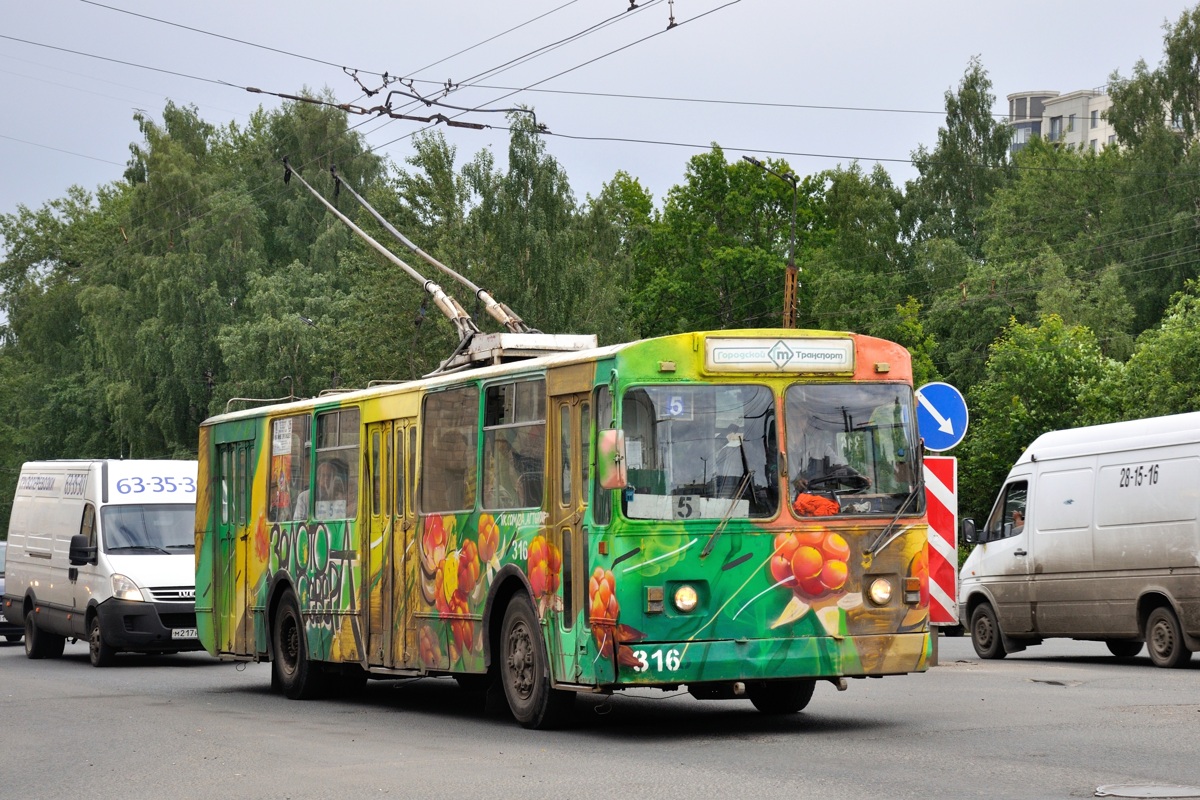 Петрозаводск, ЗиУ-682Г [Г00] № 316