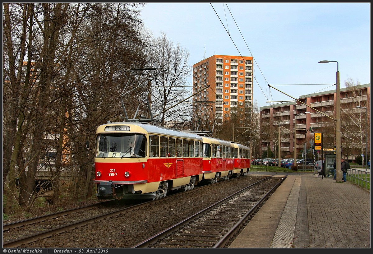 Dresden, Tatra T4D č. 222 998 (201 315)