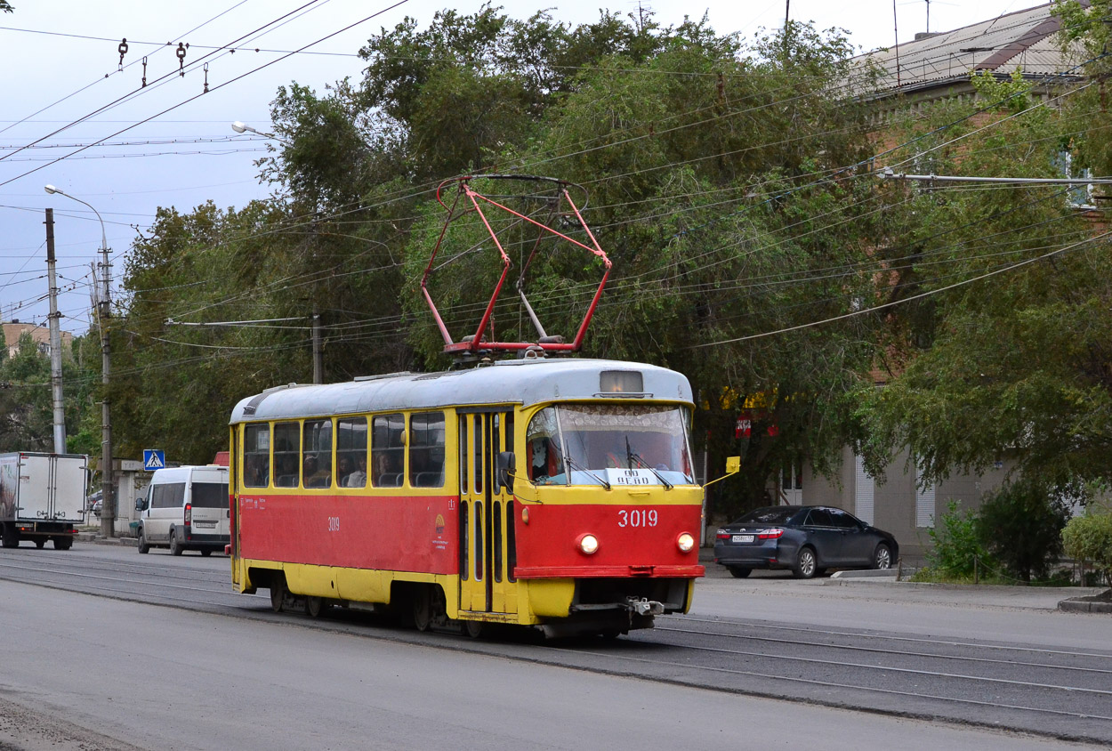 Валгаград, Tatra T3SU (двухдверная) № 3019