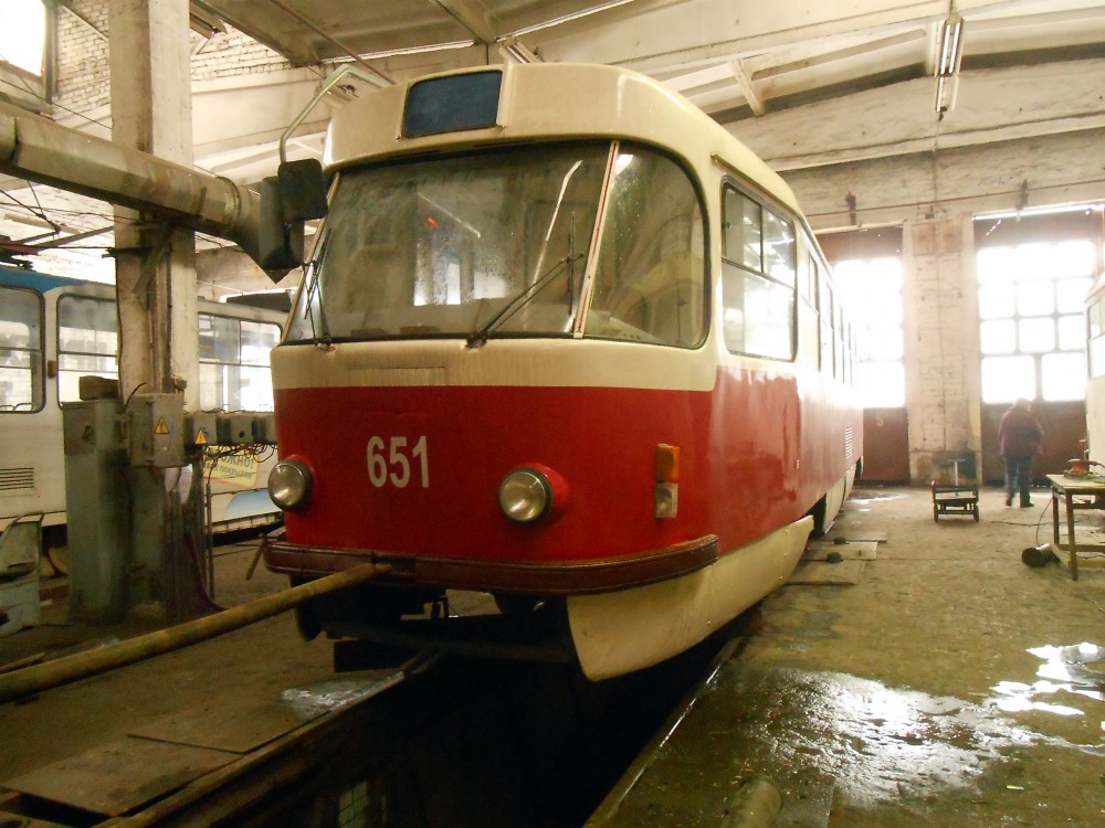 Каменское, Tatra T3 № 651