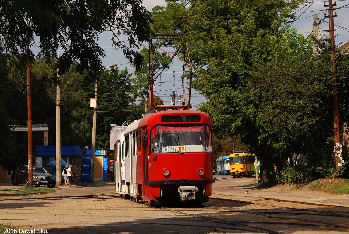 Днепр, Tatra T4D-MT № 1451