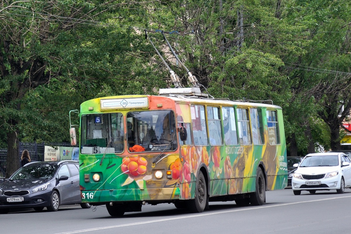 Петрозаводск, ЗиУ-682Г [Г00] № 316