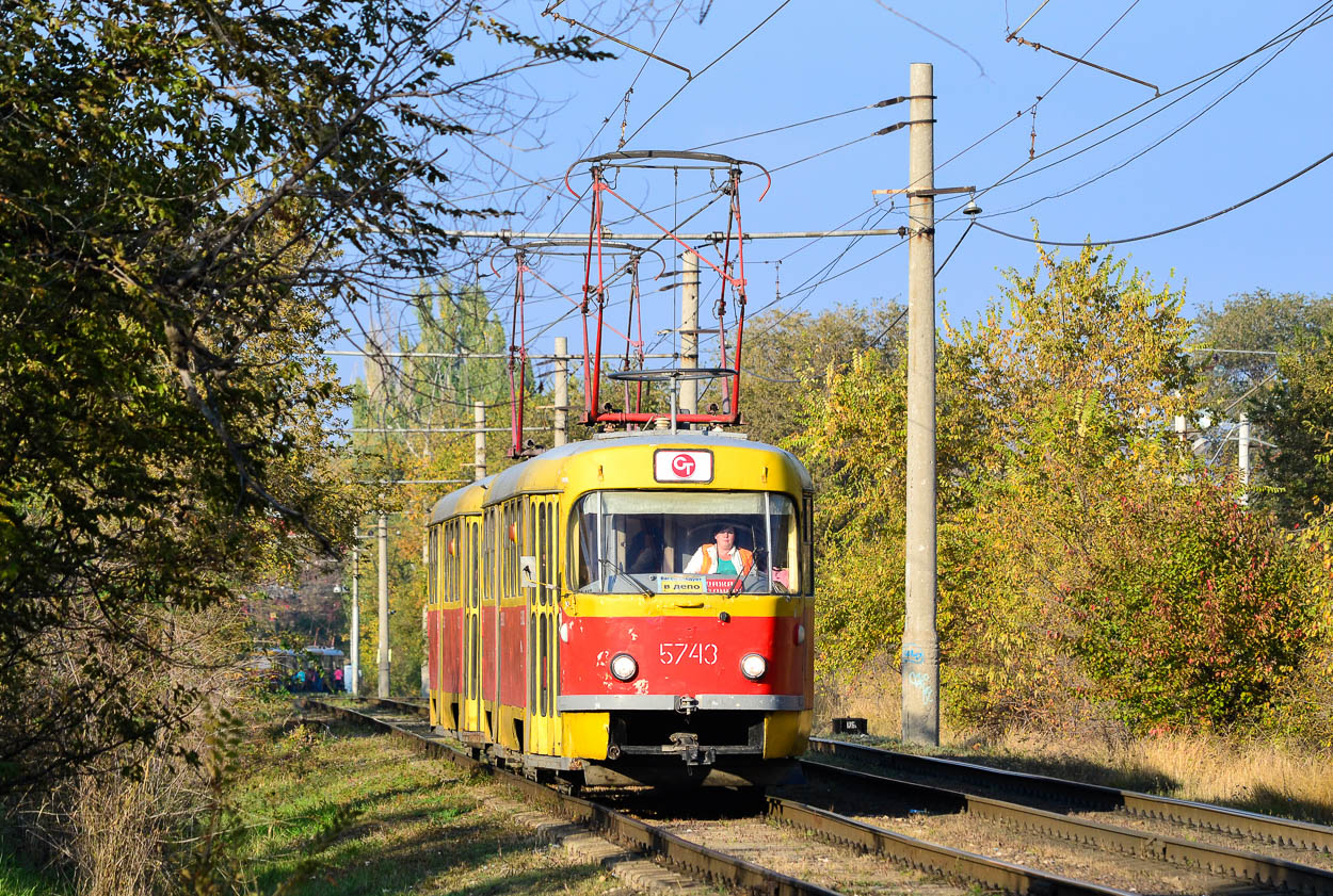 Волгоград, Tatra T3SU № 5743