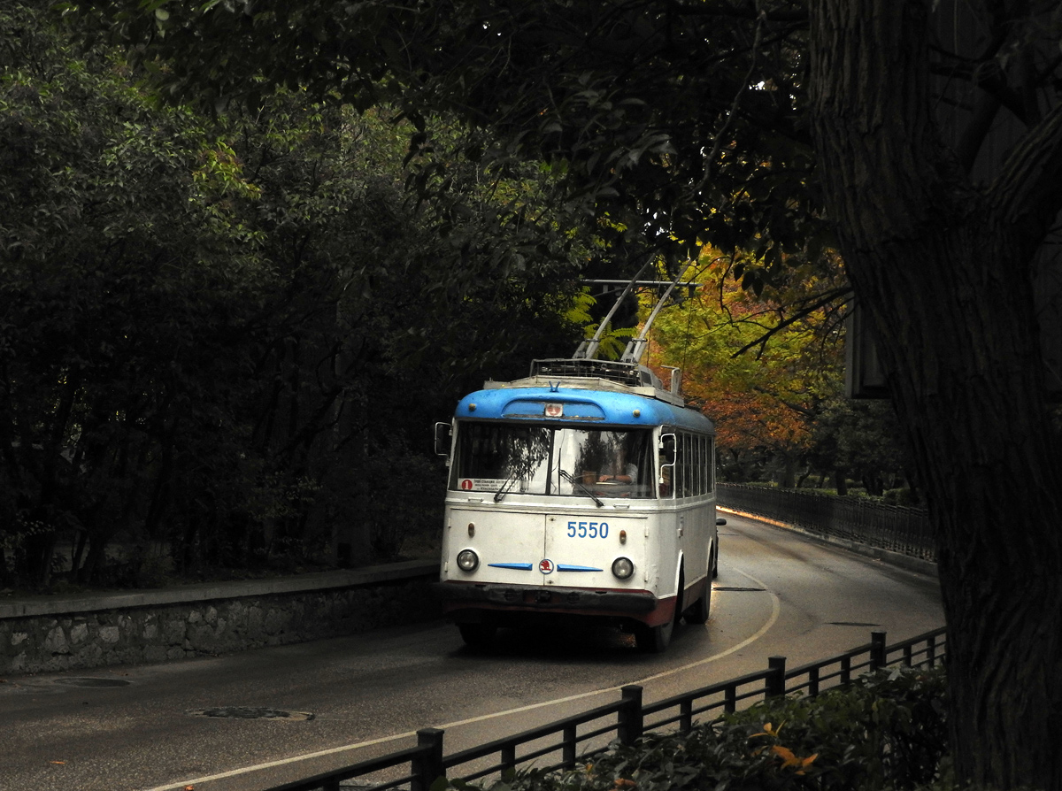 Крымский троллейбус, Škoda 9Tr21 № 5550