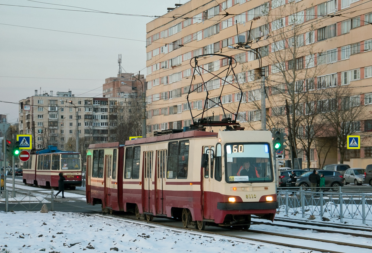 Санкт-Петербург, 71-147К (ЛВС-97К) № 8110 Санкт-Петербург, 71-147К (ЛВС-97К) № 8110
