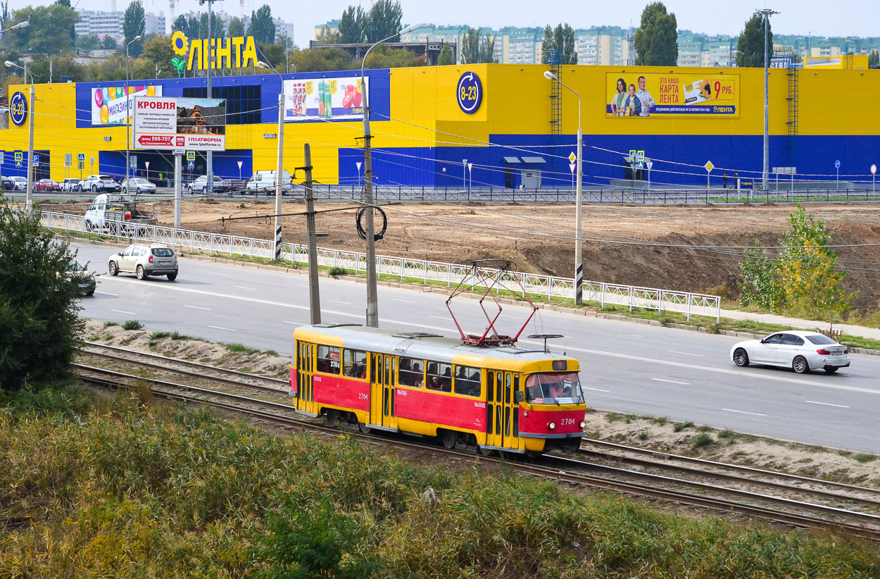 Volgograd, Tatra T3SU # 2704