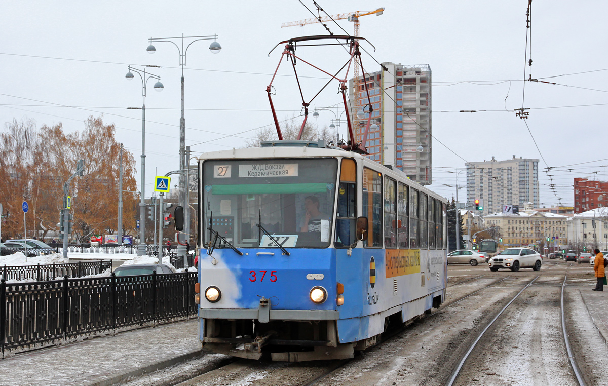 Екатеринбург, Tatra T6B5SU № 375