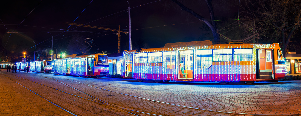 Одесса, T3 КВП Од № 3300; Одесса — Новогодний электротранспорт