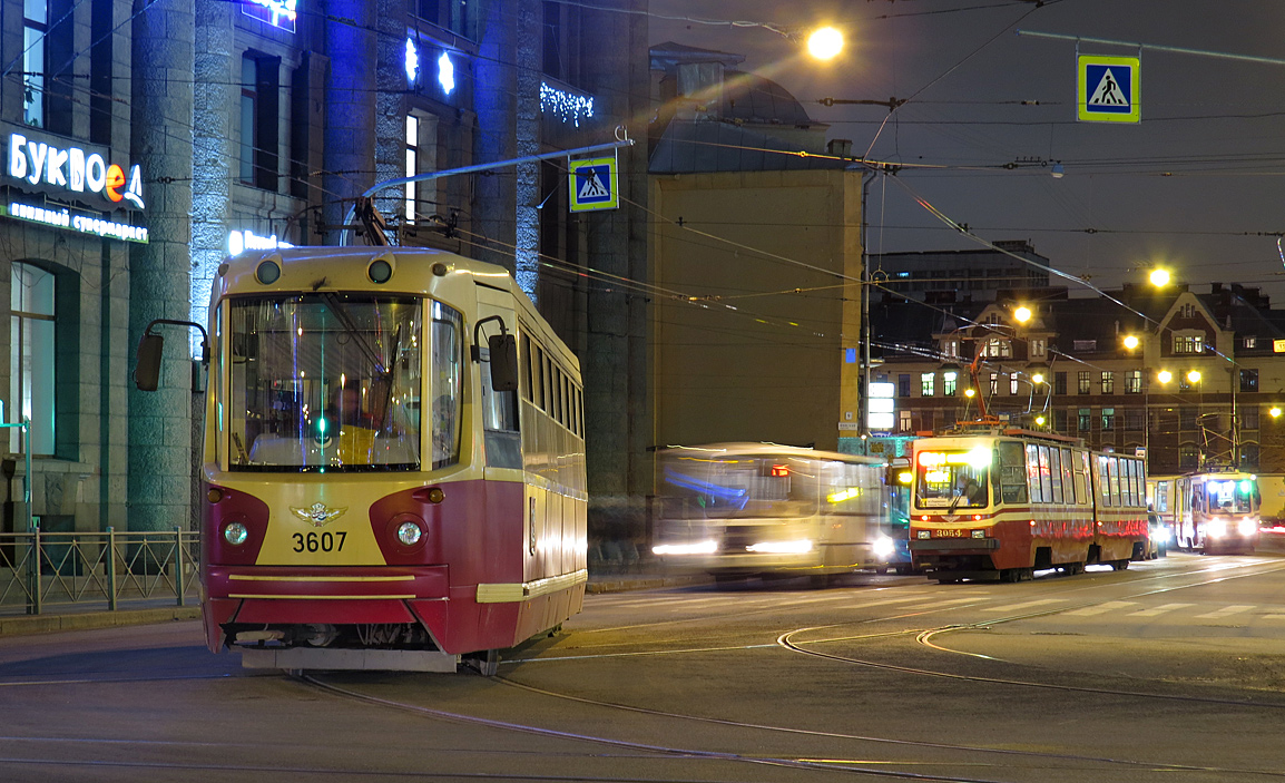 Санкт-Пецярбург, ЛМ-68М2 (мод. СПб ГЭТ) № 3607