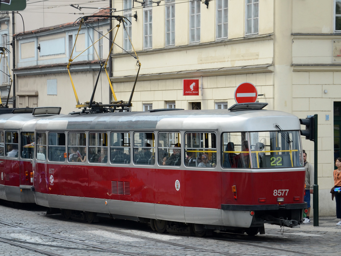 Prague, Tatra T3R.P № 8577