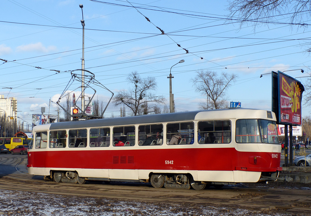 Киев, Tatra T3SU № 5942