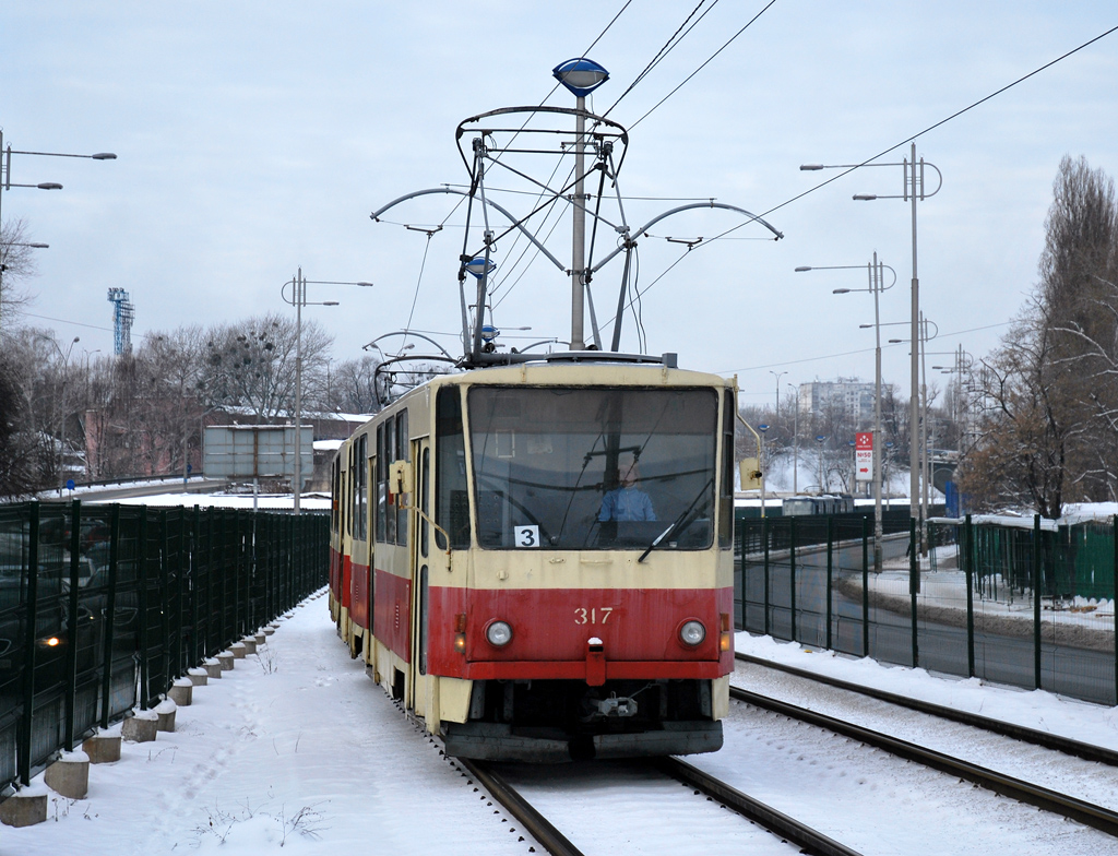 Киев, Tatra T6B5SU № 317