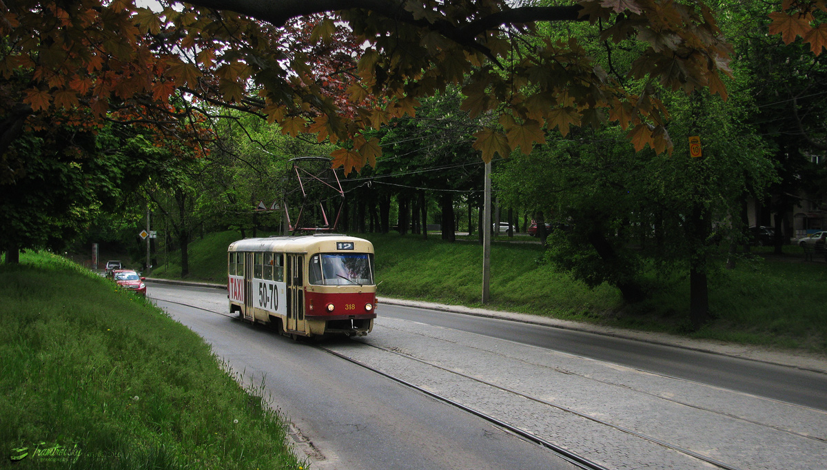 Харьков, Tatra T3SU № 318