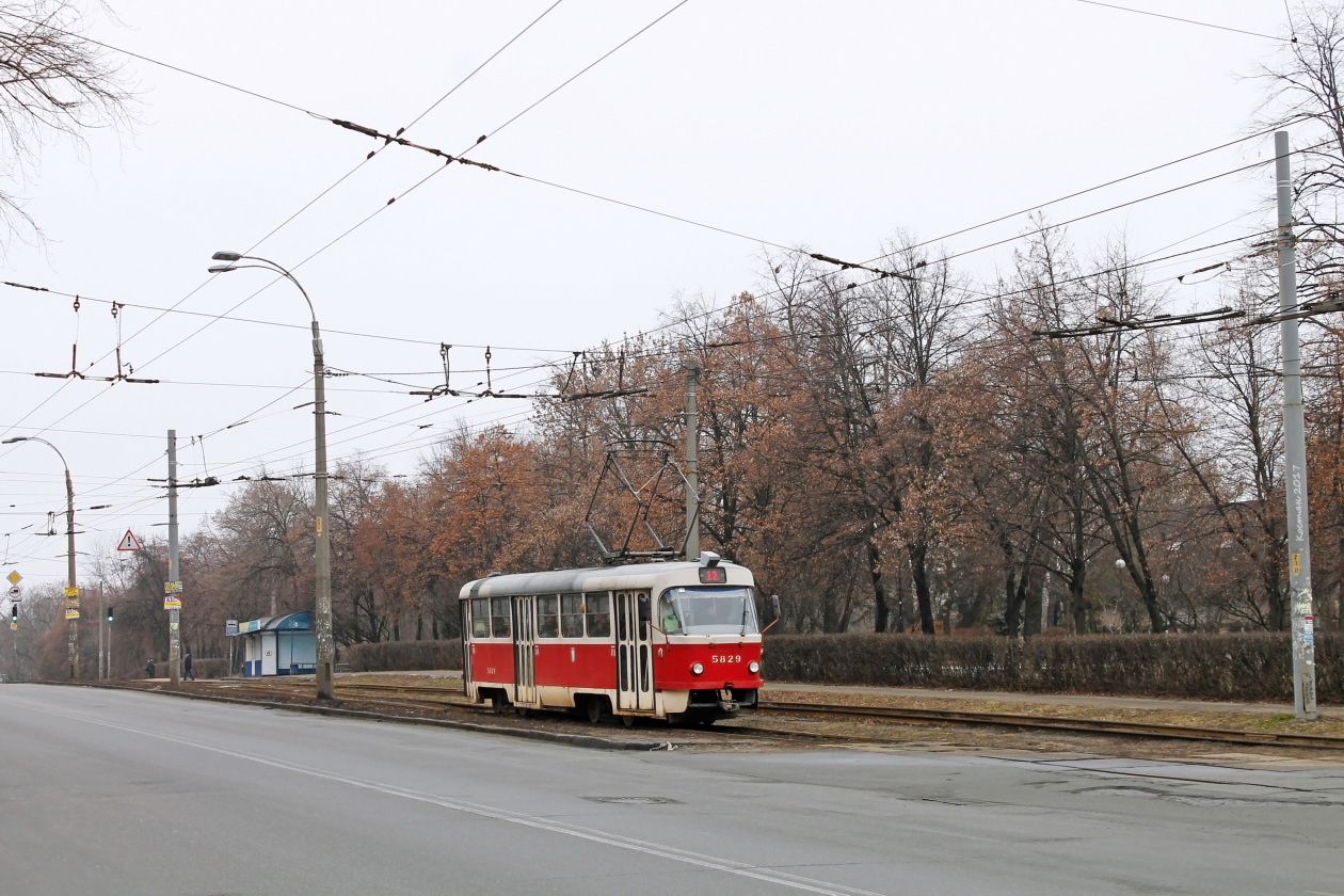 Киев, Tatra T3SU № 5829 Киев, Tatra T3SU № 5829
