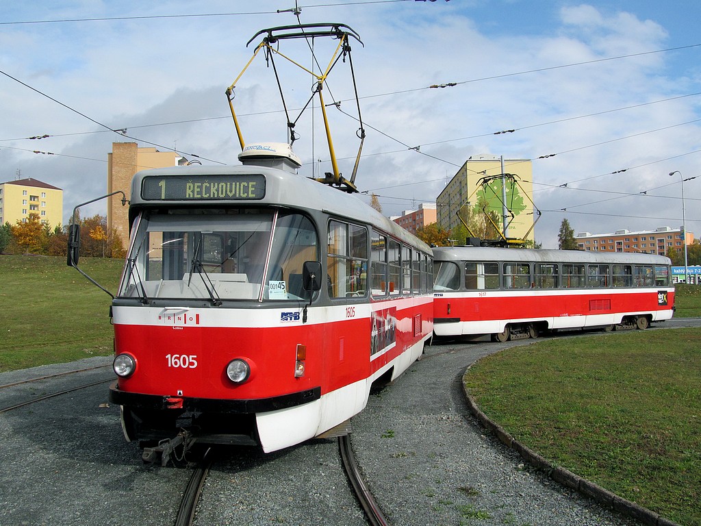 Brno, Tatra T3G Br. 1605