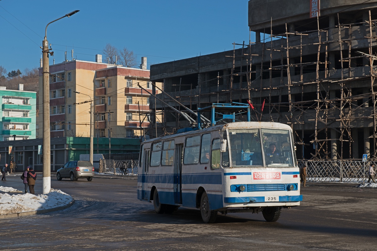Чхонджин, Jipsam 88 № 235; Чхонджин — Конечные станции и разворотные кольца
