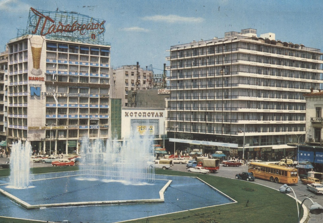 Афины — Троллейбусы – старые фотографии