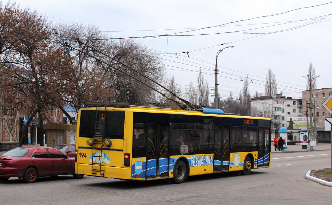 Кременчуг, ЛАЗ E183D1 № 194