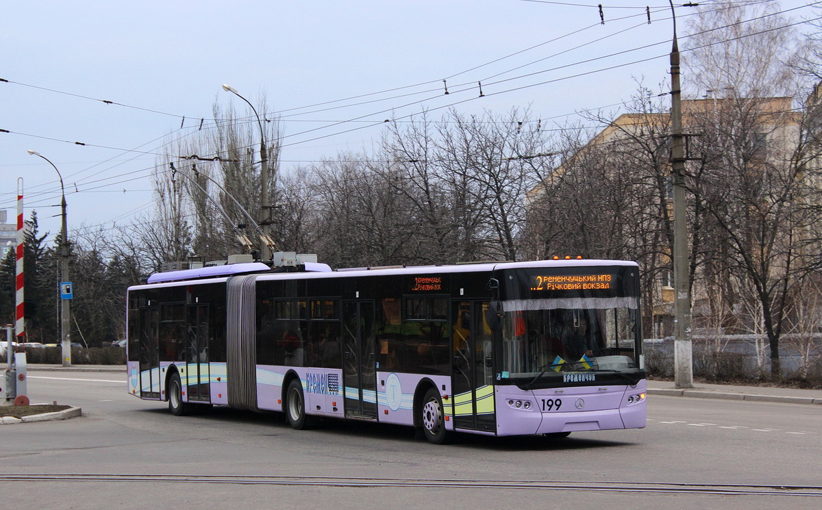Кременчуг, ЛАЗ E301A1 № 199