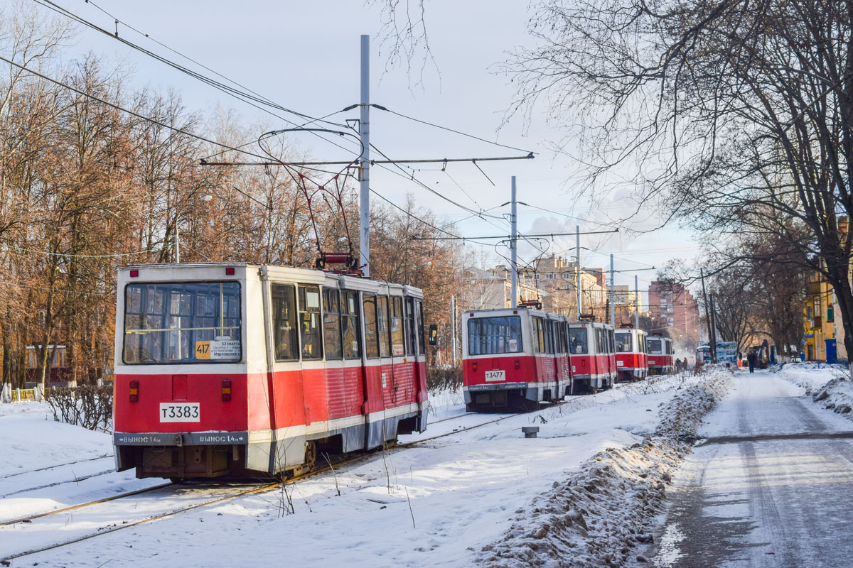 Nizhny Novgorod, 71-605 (KTM-5M3) № 3383; Nizhny Novgorod — Incidents Nizhny Novgorod, 71-605 (KTM-5M3) № 3383; Nizhny Novgorod — Incidents